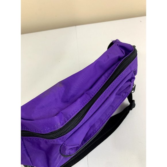 Pacific Sport Fanny Pack Vintage Purple 80s 90s Belt Bag Zipper - Picture 4 of 11